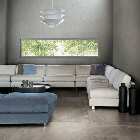 Gres Porcellanato Effetto Cemento Rettificato Grip 60x120 20mm Brun Matieres De Rex - Florim