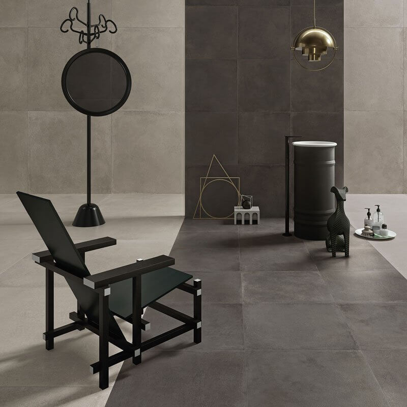 Gres Porcellanato Effetto Cemento Rettificato Naturale 100x100 8.5mm Sand D-Sign - Gardenia Orchidea