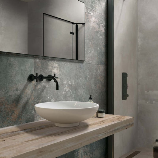 Gres Porcellanato Effetto Cemento Rettificato Naturale 30x60 8.5mm Jade Ghost - ABK