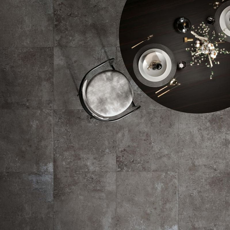 Gres Porcellanato Effetto Cemento Rettificato Naturale 30x60 8.5mm Taupe Ghost - ABK