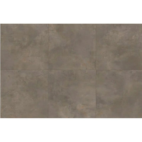Gres Porcellanato Effetto Cemento Rettificato Naturale 40x80 8.5mm Antracite Corten Make - Gardenia Orchidea