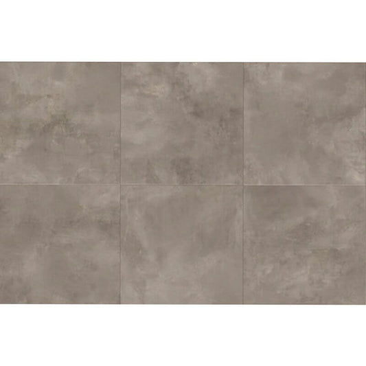 Gres Porcellanato Effetto Cemento Rettificato Naturale 40x80 8.5mm Grigio Corten Make - Gardenia Orchidea