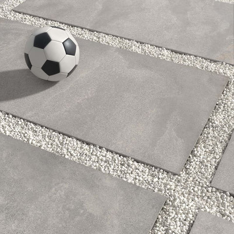 Gres Porcellanato Effetto Cemento Rettificato Naturale 60x60 8.5mm Ash Blend - ABK