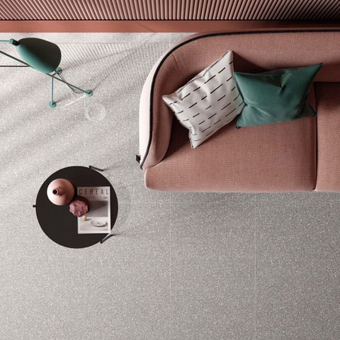 Gres Porcellanato Effetto Cemento Rettificato Naturale 60x60 8.5mm Dots Grey Blend - ABK