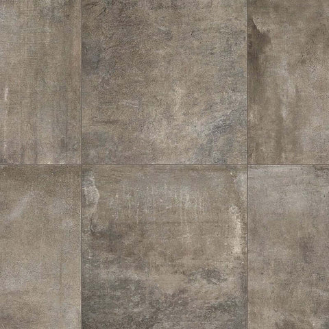 Gres Porcellanato Effetto Cemento Rettificato R+PTV 120x120 6mm Gris Matieres De Rex - Florim