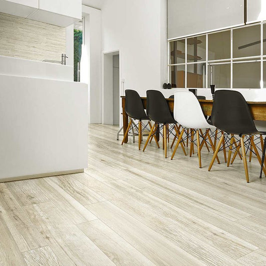 Gres Porcellanato Effetto Legno Grip 40x80 White Details Wood - Florim