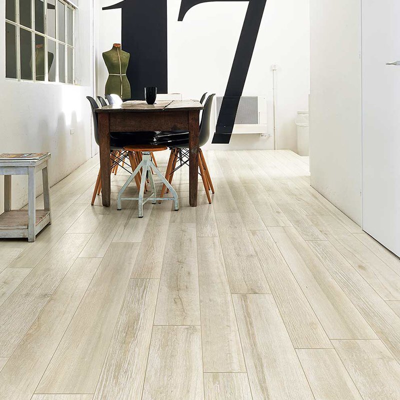 Gres Porcellanato Effetto Legno Grip 40x80 White Details Wood - Florim