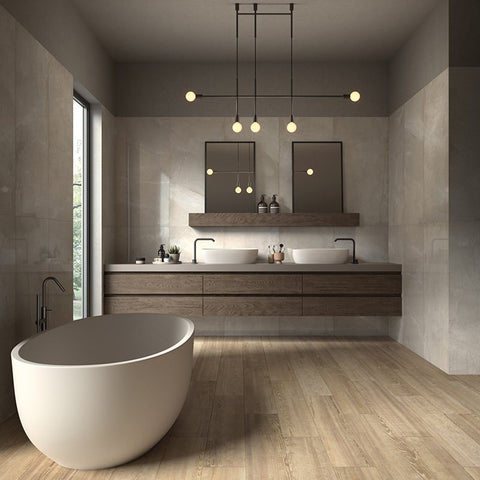 Gres Porcellanato Effetto Legno Naturale 20x120 Oak Unika - DueG