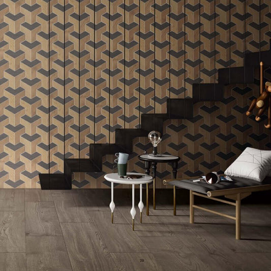 Gres Porcellanato Effetto Legno Rettificato Grip 20x120 8.5mm Greige Just Code - Gardenia Orchidea