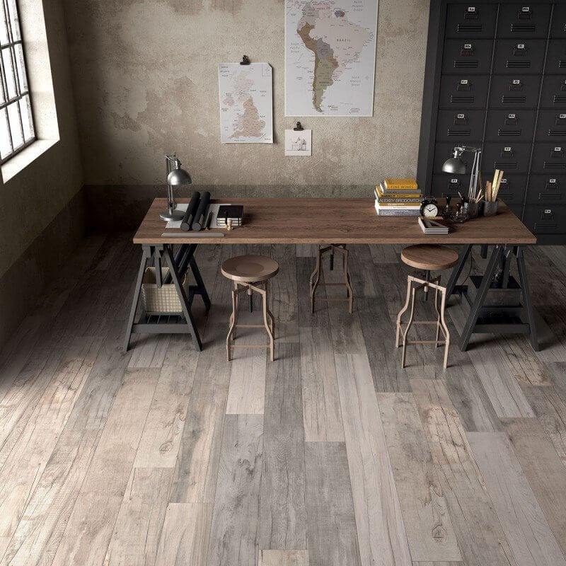 Gres Porcellanato Effetto Legno Rettificato Grip 20x120 8.5mm Moon Dolphin - ABK