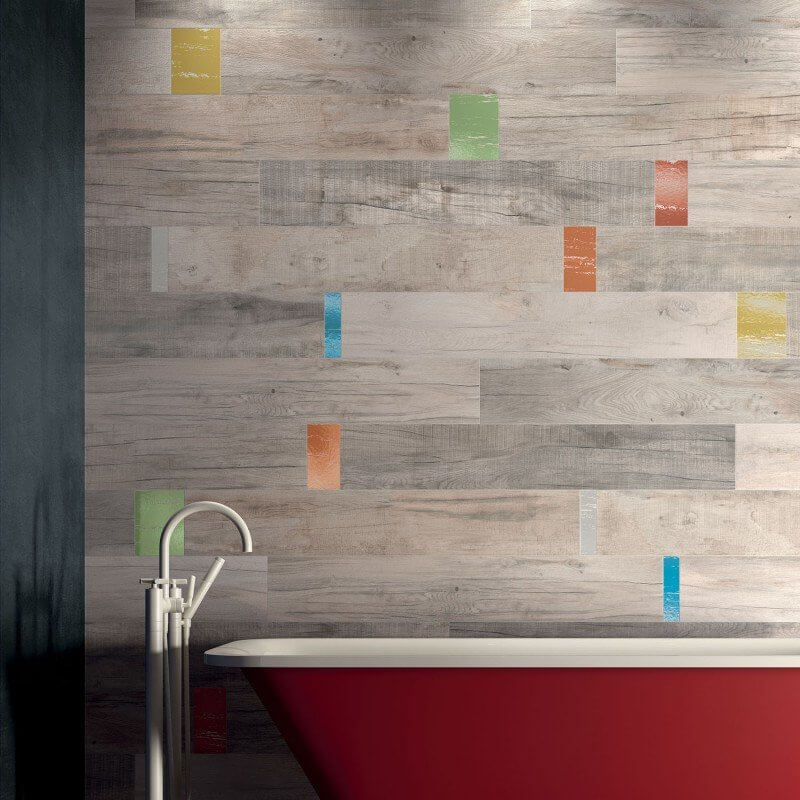 Gres Porcellanato Effetto Legno Rettificato Grip 20x120 8.5mm Moon Dolphin - ABK