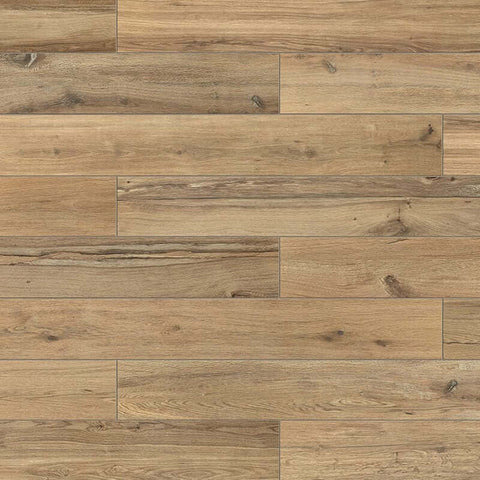 Gres Porcellanato Effetto Legno Rettificato Grip 20x120 9mm Noisette Planches De Rex - Florim