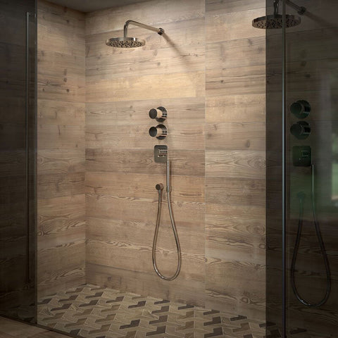 Gres Porcellanato Effetto Legno Rettificato Grip 30x120 20mm Miele Just Mix - Gardenia Orchidea