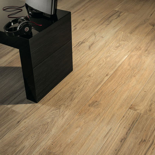 Gres Porcellanato Effetto Legno Rettificato Naturale 16x100 8.5mm Rovere Chiaro Just Venice - Gardenia Orchidea