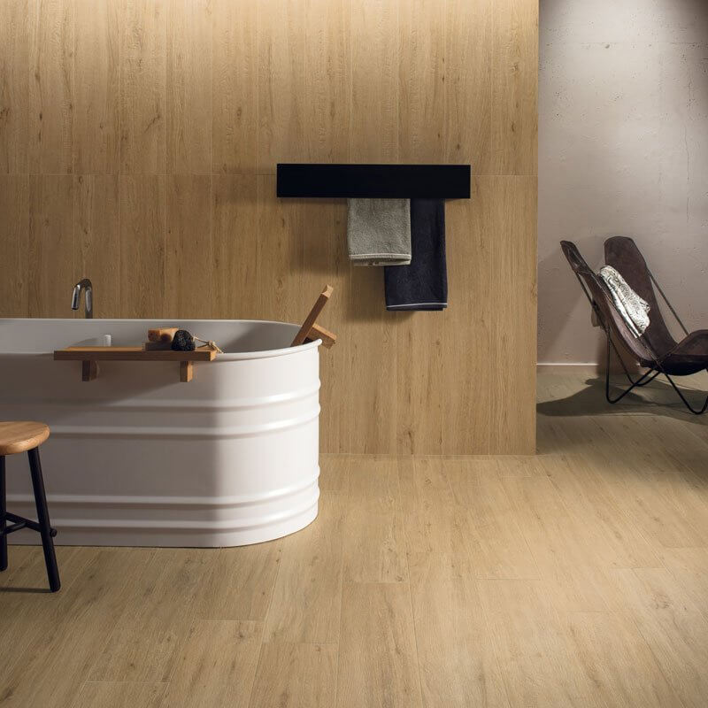 Gres Porcellanato Effetto Legno Rettificato Naturale 20x120 8.5mm Beige Medio Just Nature - Gardenia Orchidea