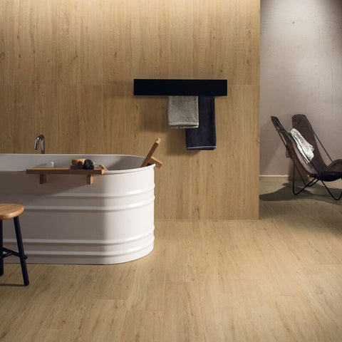 Gres Porcellanato Effetto Legno Rettificato Naturale 20x120 8.5mm Beige Medio Just Nature - Gardenia Orchidea