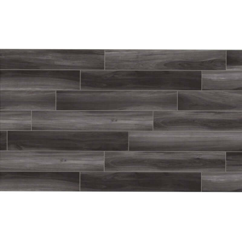 Gres Porcellanato Effetto Legno Rettificato Naturale 20x120 8.5mm Black Just Color - Gardenia Orchidea