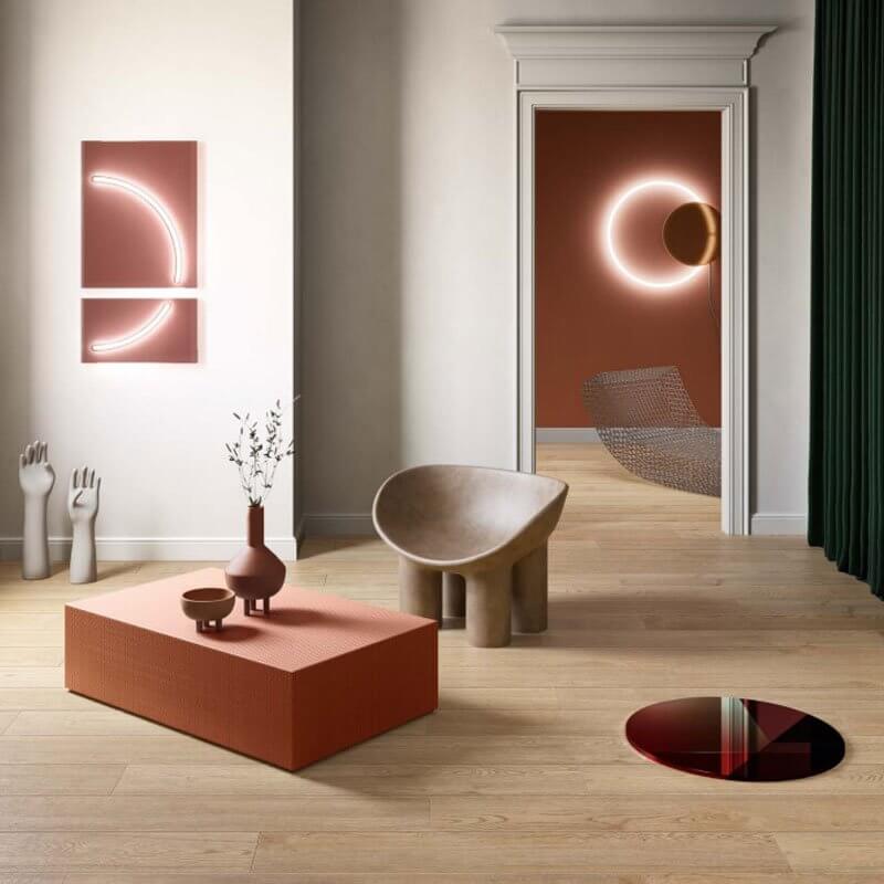 Gres Porcellanato Effetto Legno Rettificato Naturale 20x120 8.5mm Miele Just Code - Gardenia Orchidea