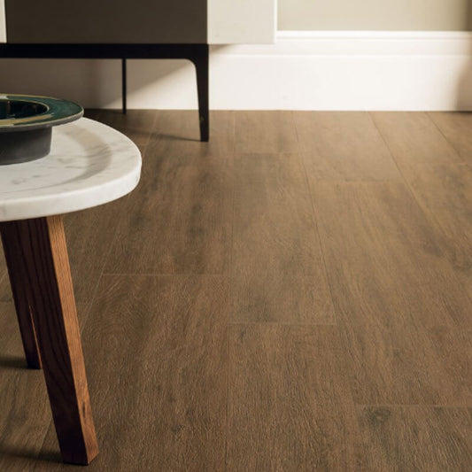 Gres Porcellanato Effetto Legno Rettificato Naturale 20x120 8.5mm Noce Scuro Just Nature - Gardenia Orchidea