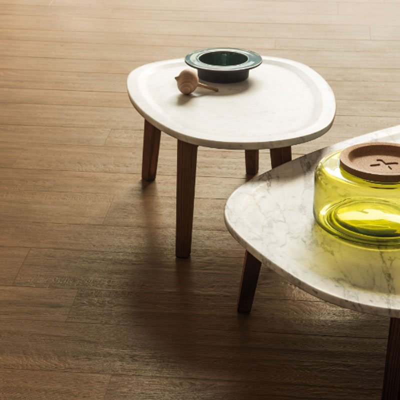 Gres Porcellanato Effetto Legno Rettificato Naturale 30x120 8.5mm Noce Scuro Just Nature - Gardenia Orchidea