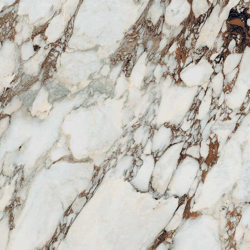 Gres Porcellanato Effetto Marmo Rettificato Lucido 120x120 6mm Breche Capraia Les Bijoux - Florim
