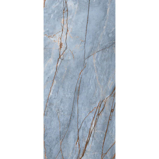 Gres Porcellanato Effetto Marmo Rettificato Lucido 60x120 9mm Azure Heritage - Florim