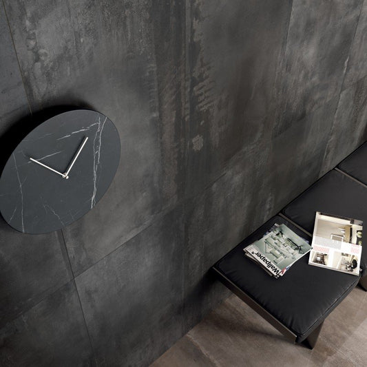 Natural Rectified Metal Effect Porcelain Stoneware 30x120 8.5mm Dark Interno 9 - ABK