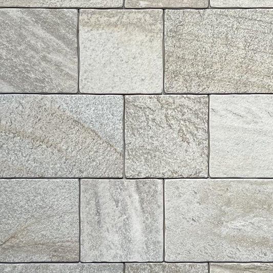 Gres Porcellanato Effetto Pietra Grip 20x20 Bianco Quarzite - Imola Ceramica