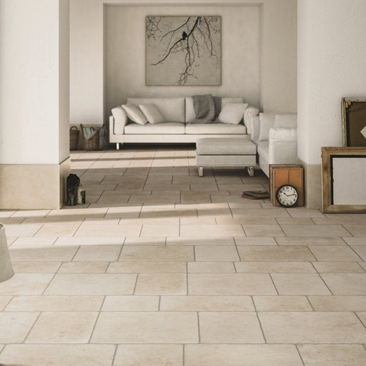 Gres Porcellanato Effetto Pietra Naturale 30x50 Avorio Pietra di Lecce - Ermes Ceramiche
