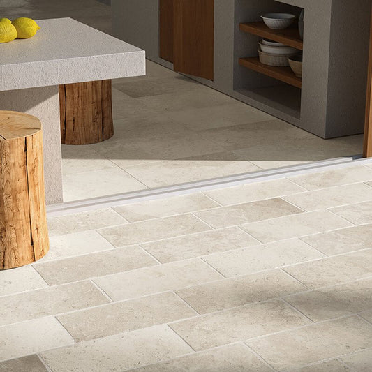 Stone Effect Porcelain Stoneware Non-Rectified Bush-Hammered 21.6x43.5 8.5mm Stone Lab Chianca - Herberia