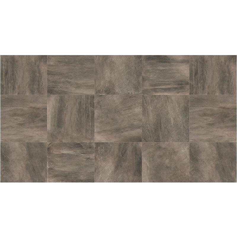 Gres Porcellanato Effetto Pietra Rettificato Grip 40x80 8.5mm Antracite Concept Stone - Gardenia Orchidea