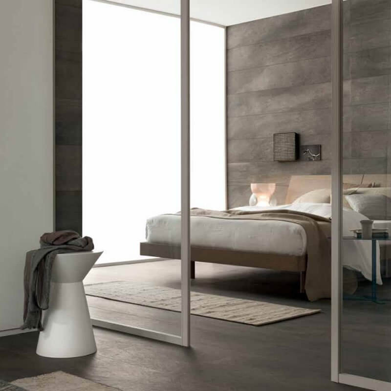 Gres Porcellanato Effetto Pietra Rettificato Grip 40x80 8.5mm Antracite Concept Stone - Gardenia Orchidea