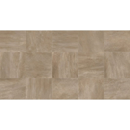 Gres Porcellanato Effetto Pietra Rettificato Grip 40x80 8.5mm Bruno Medio Concept Stone - Gardenia Orchidea