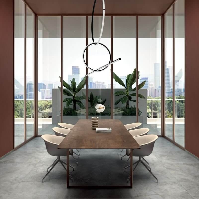 Gres Porcellanato Effetto Pietra Rettificato Grip 60x60 20mm Grey Atlantis - ABK