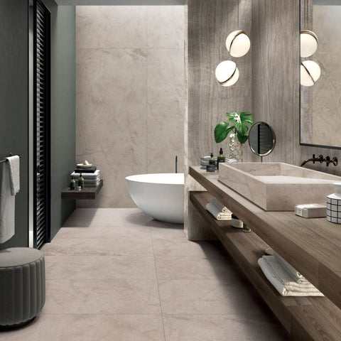 Gres Porcellanato Effetto Pietra Rettificato Grip 60x60 20mm Sand Atlantis - ABK