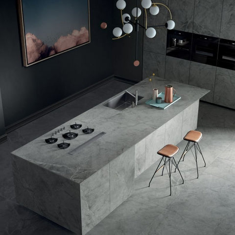 Gres Porcellanato Effetto Pietra Rettificato Grip 60x60 20mm Smoke Atlantis - ABK