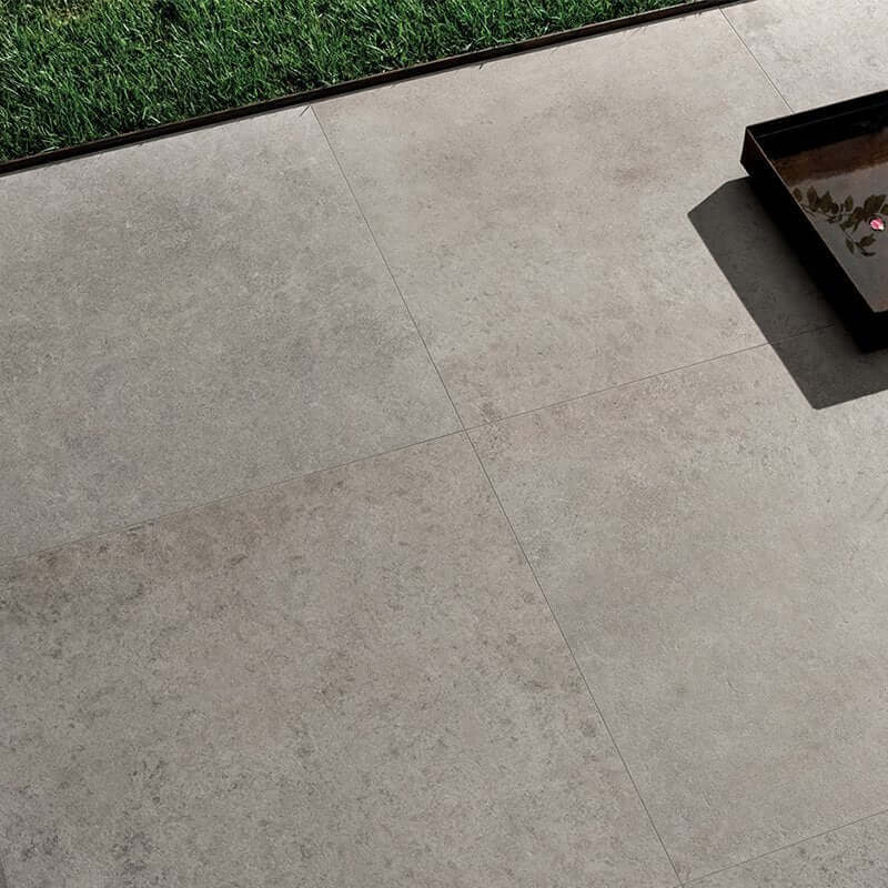 Gres Porcellanato Effetto Pietra Rettificato Grip 80x80 8.5mm Bolgheri Origini - Gardenia Orchidea