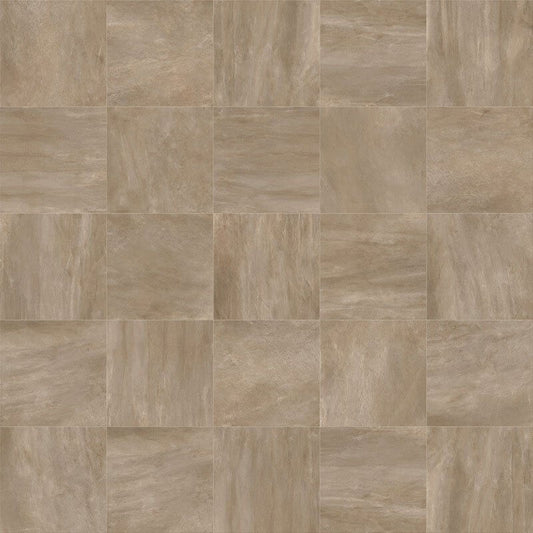 Gres Porcellanato Effetto Pietra Rettificato Grip 80x80 8.5mm Bruno Medio Concept Stone - Gardenia Orchidea
