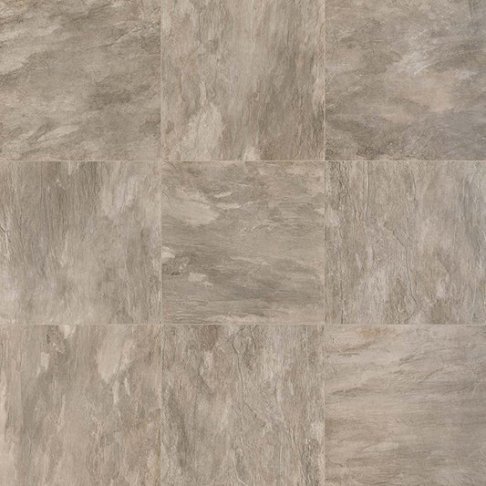 Gres Porcellanato Effetto Pietra Rettificato Grip 80x80 9mm Ecru Ardoise - Florim