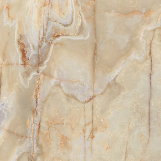 Gres Porcellanato Effetto Pietra Rettificato Lucido 60x120 6mm Golden Onyx Onyx&More - Florim
