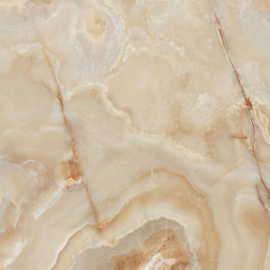Gres Porcellanato Effetto Pietra Rettificato Lucido 60x60 9mm Golden Onyx Onyx&More - Florim