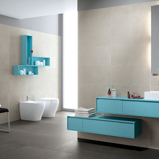 Gres Porcellanato Effetto Pietra Rettificato Naturale 30x60 9.5mm Etna Cenere - Herberia