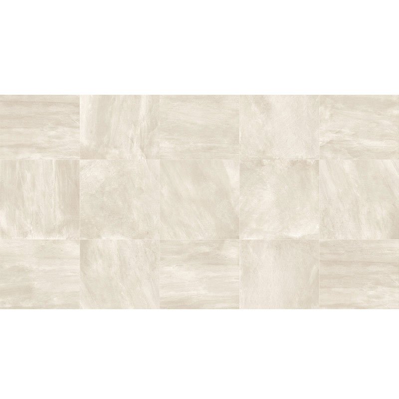 Natural Rectified Stone Effect Porcelain Stoneware 40x80 8.5mm White Concept Stone - Gardenia Orchidea
