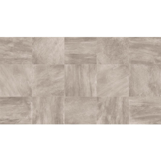 Natural Rectified Stone Effect Porcelain Stoneware 40x80 8.5mm Grey Concept Stone - Gardenia Orchidea