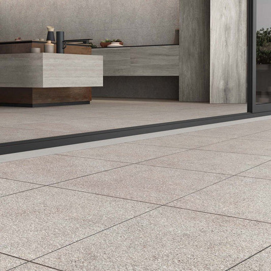 Gres Porcellanato Effetto Pietra Rettificato Naturale 60x120 8.5mm Ash Native - ABK