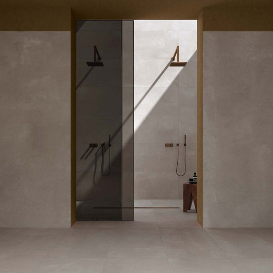 Gres Porcellanato Effetto Pietra Rettificato Naturale 60x120 8.5mm Base Ash Lab325 - ABK