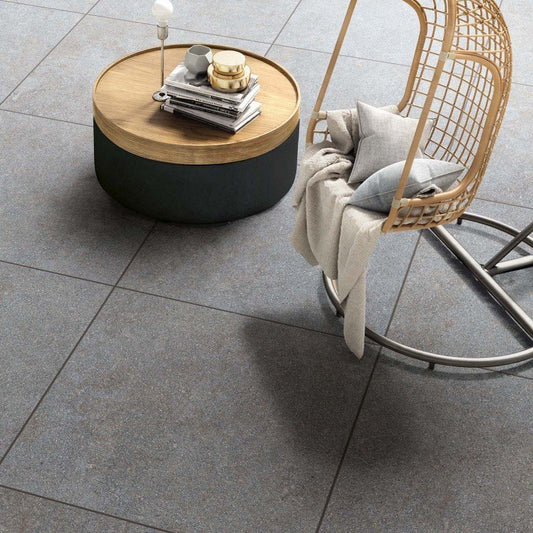 Gres Porcellanato Effetto Pietra Rettificato Naturale 60x120 8.5mm Fog Native - ABK