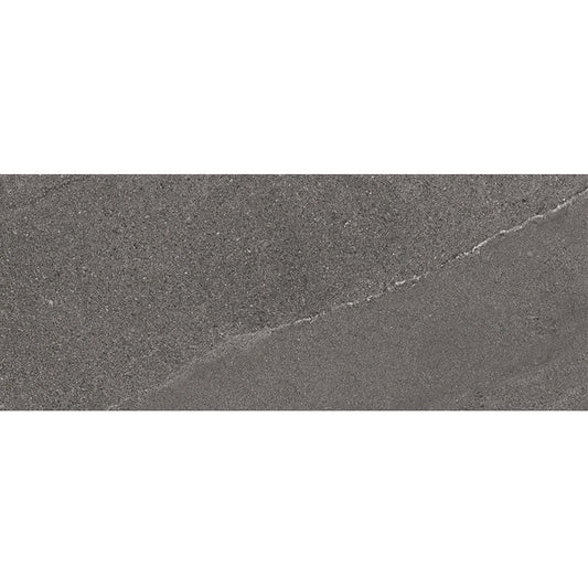 Natural Rectified Stone Effect Porcelain Stoneware 60x120 8.5mm Graphite Burlington Stone - Gardenia Orchidea