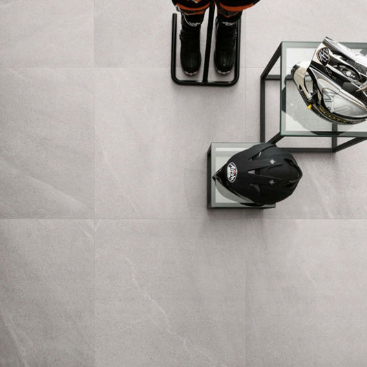 Natural Rectified Stone Effect Porcelain Stoneware 60x120 8.5mm Rock Burlington Stone - Gardenia Orchidea