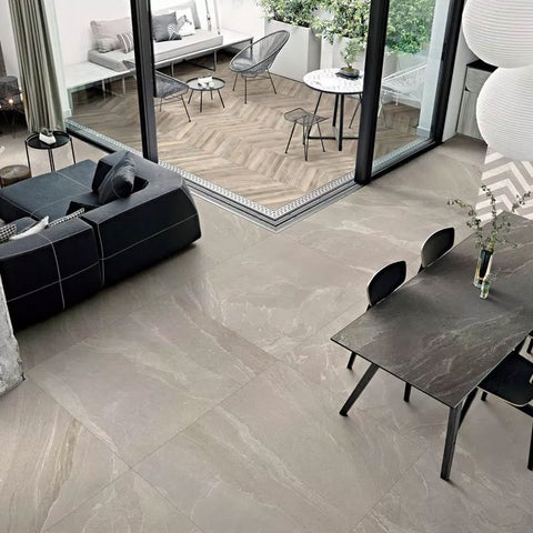 Gres Porcellanato Effetto Pietra Rettificato Naturale 60x120 9mm Dove Woodslate Life - Florim